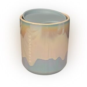 Starbucks Rainbow Glacier Drip Ceramic Cup Holiday 2023 Preowned